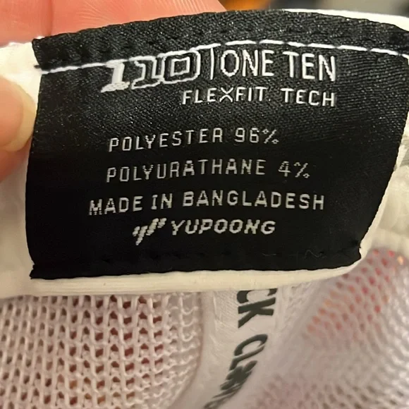 Black Clover Berkeley Tropical white mesh Size Adjustable SnapBack - Picture 8 of 9